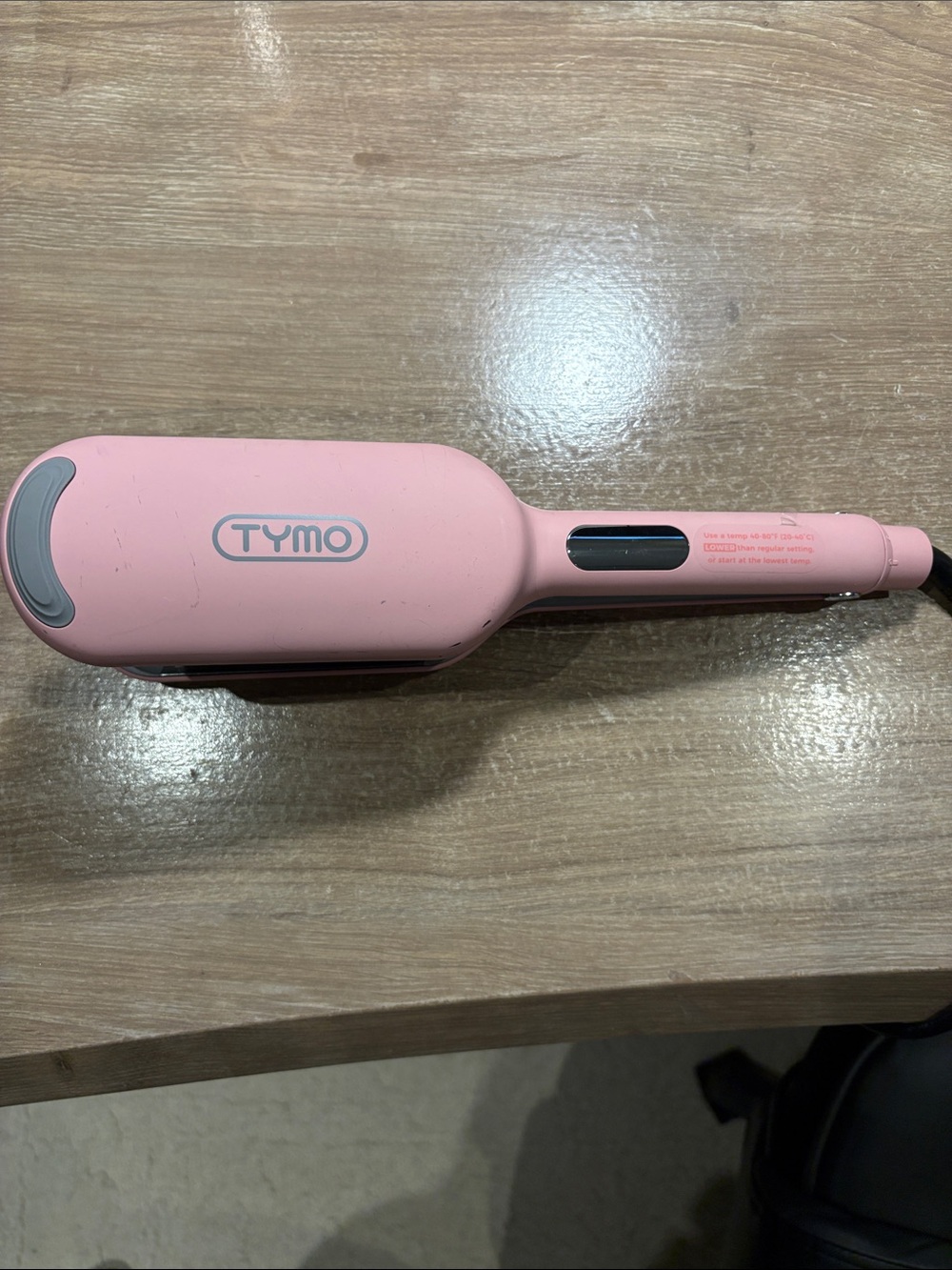 TYMO Pink Corded Hair Rovy Waver iron.